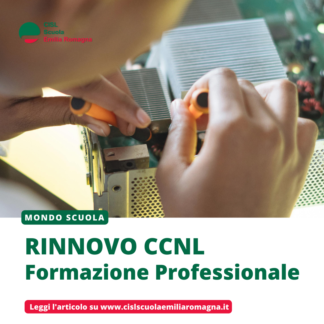 Rinnovo CCNL Formazione Professionale 